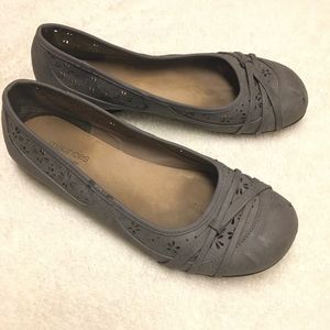 Grey Women’s Flats Dress Shoes